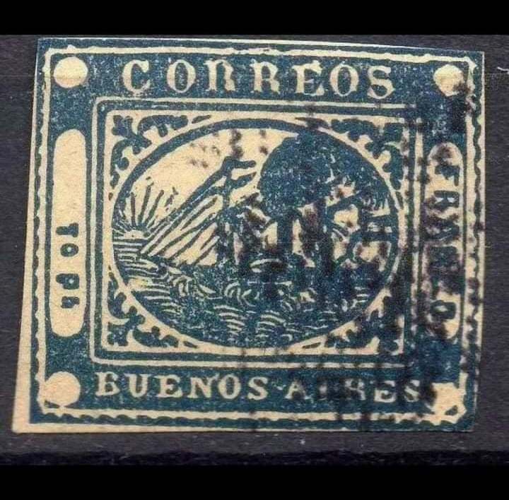 Argentine : Timbre de Buenos Aires de 1859
