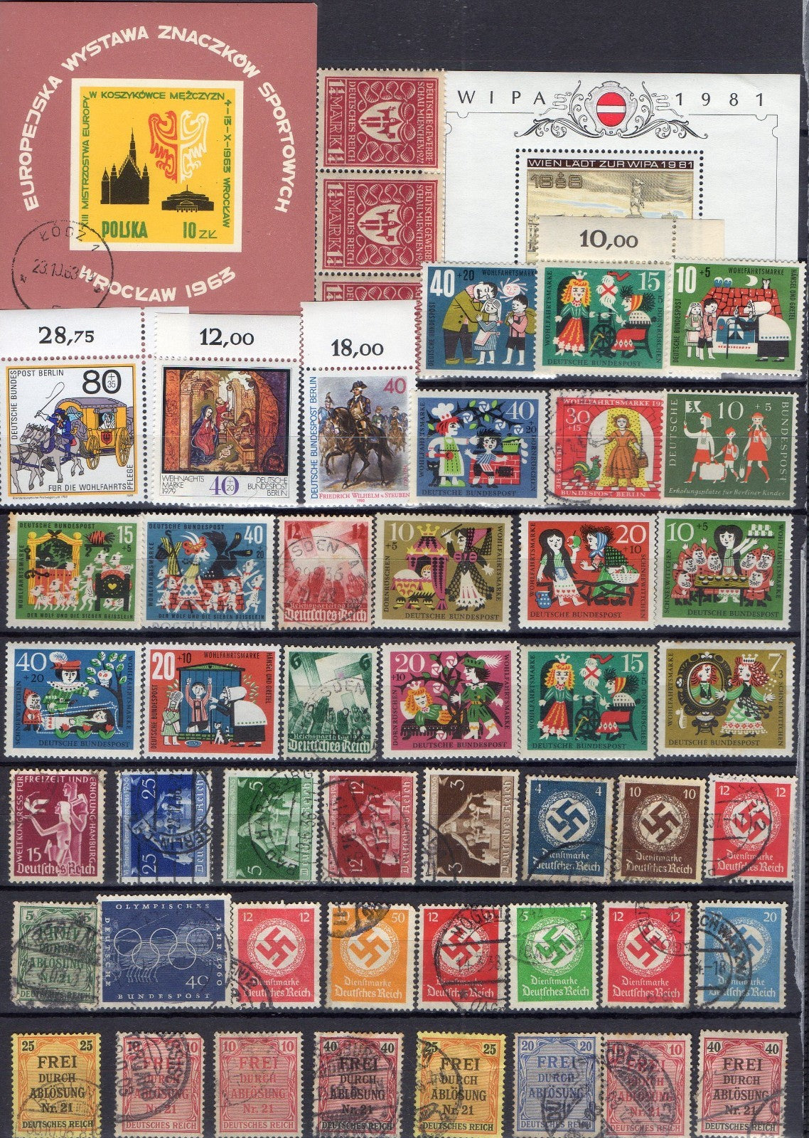 ALLEMAGNE ! BLOCS et Timbres anciens depuis 1900 ! NEUFS