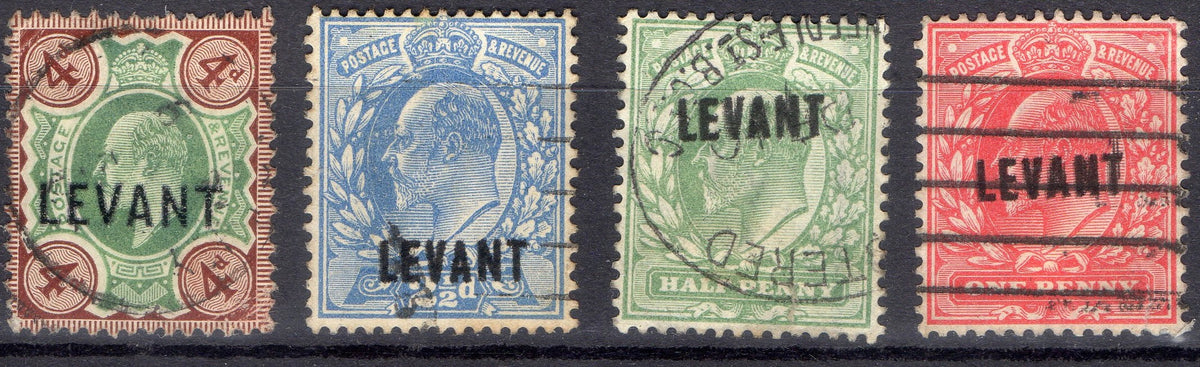 Lot de 4 timbres de Grande-Bretagne