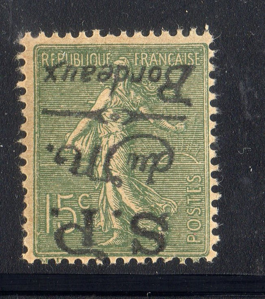 FRANCE ! Timbre Semeuse NEUF surcharge de la Poste de Monténégro depuis 1916
