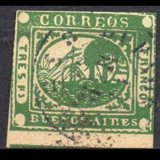 Argentine : Timbre de Buenos Aires de 1858