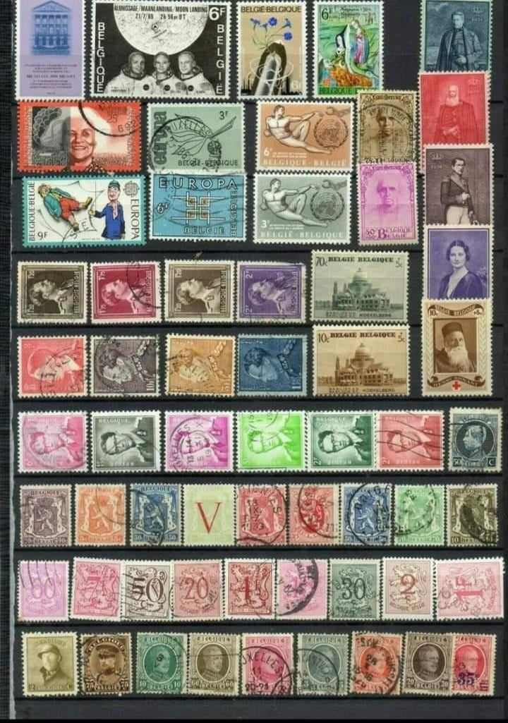 Belgique : Lot de Séries et Timbres