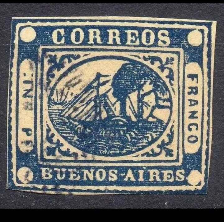 Argentine : Timbre de Buenos Aires de 1859