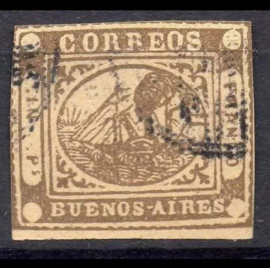 Argentine : Timbre de Buenos Aires de 1859