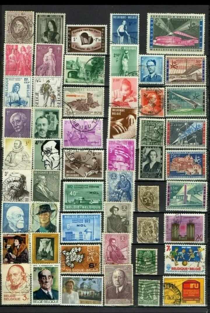Belgique : Lot de Séries et Timbres