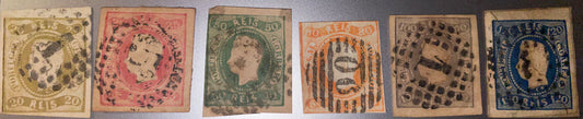 Portugal : Timbres King Louis 1er depuis 1866 oblitérés