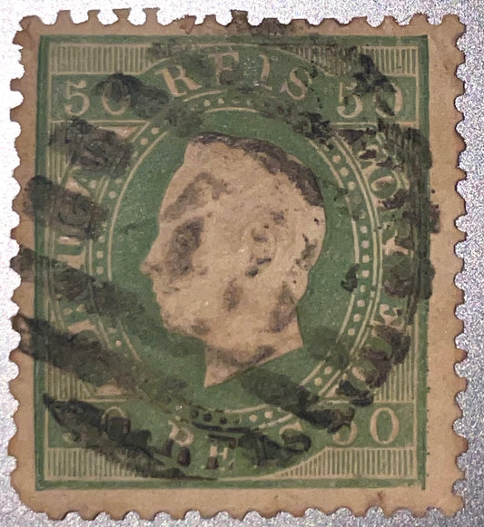 Portugal : Timbre King Louis 1er depuis 1870 oblitéré