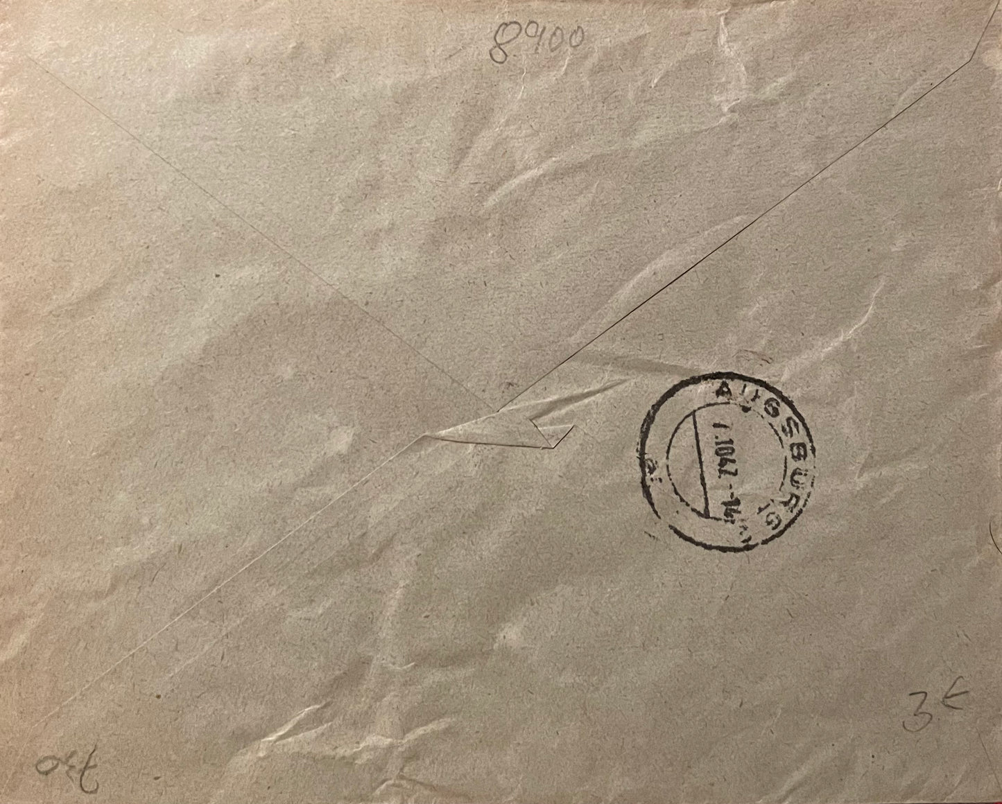 Allemagne : Timbres sur Lettre allemande depuis 1947