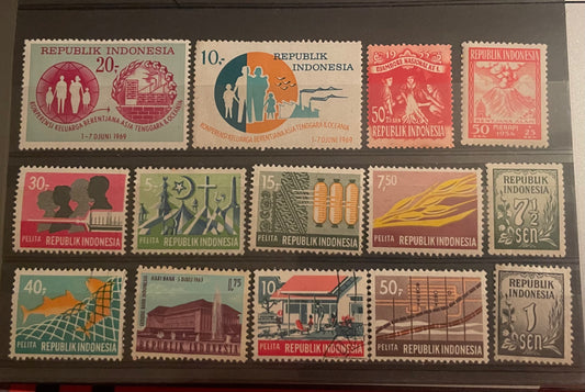 Asie : Lot de timbres et lettre 1er jour depuis 1962