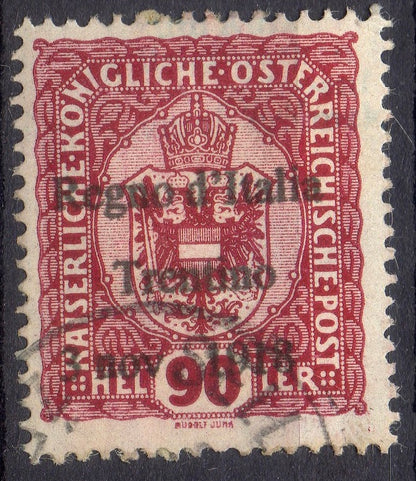 Italie : 5 Timbres D’Autriche