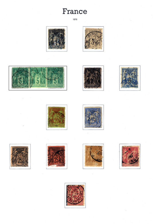 Lot de Timbres Sage