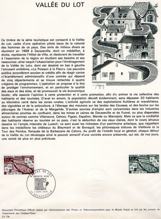 Documents 1er Jour de FRANCE depuis 1970