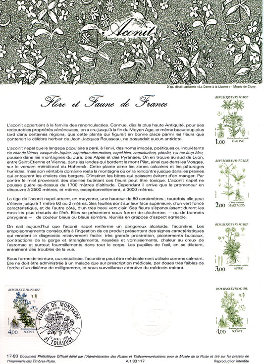 Document 1er Jour de FRANCE depuis 1970