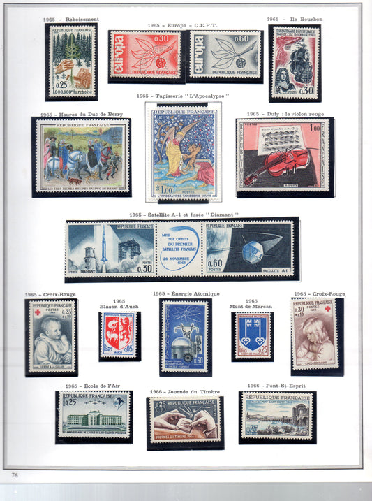 FRANCE ! PAGE de Timbres NEUFS depuis 1967-1968